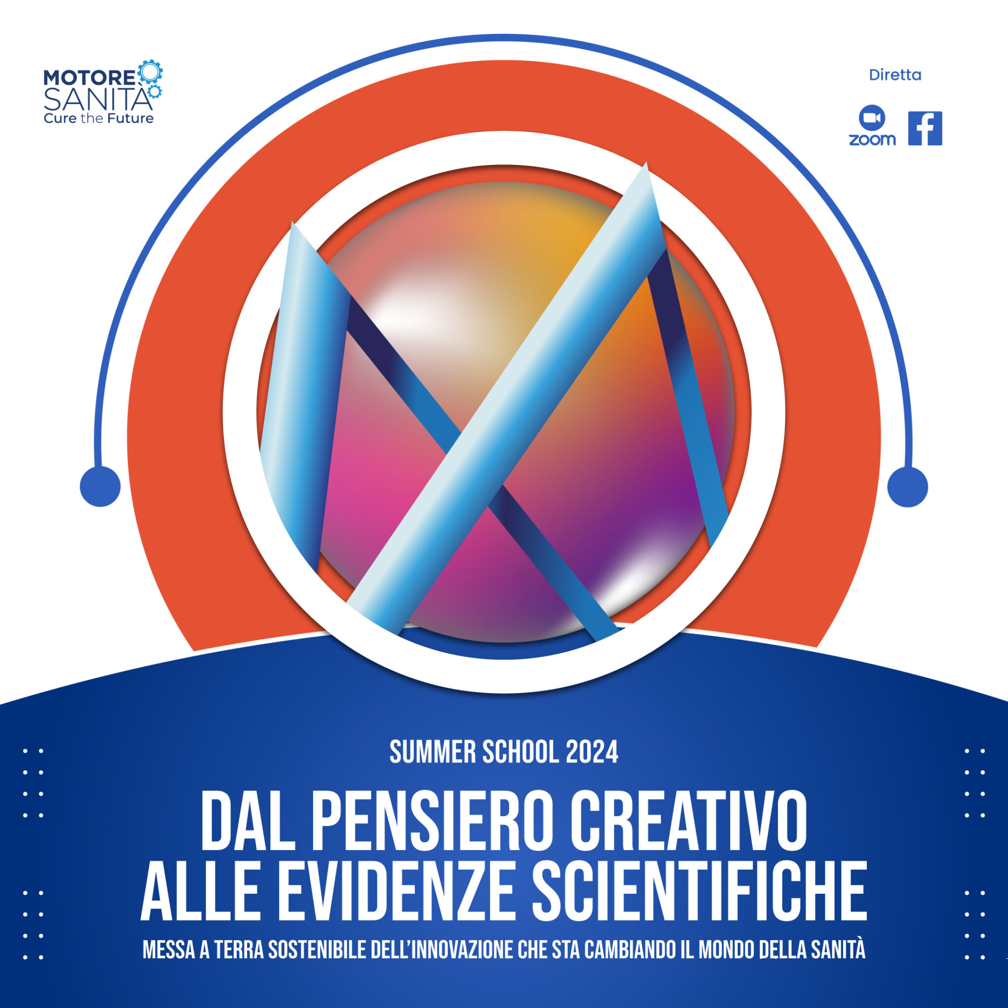 Summer school 2024 – Dal pensiero creativo alle evidenze scientifiche messa a terra sostenibile dell'innovazione che sta cambiando il mondo della sanità